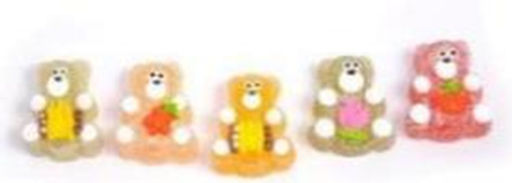 Мармелад желейный формовой Ассорти декорированный сахарной помадой (шб мишка) - Мармеладная сказка фото 2