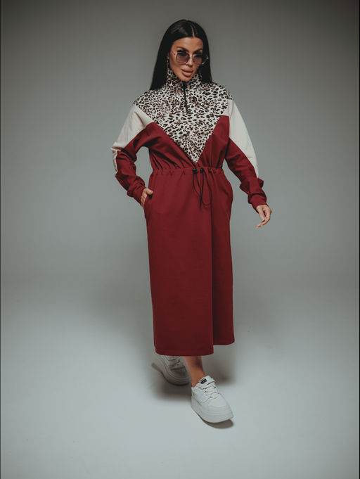 Одри платье женское (марсала)