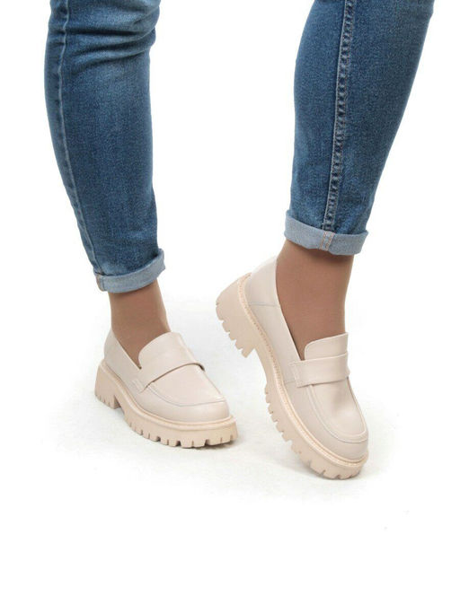 06-5925-2 BEIGE Туфли (натуральная кожа)