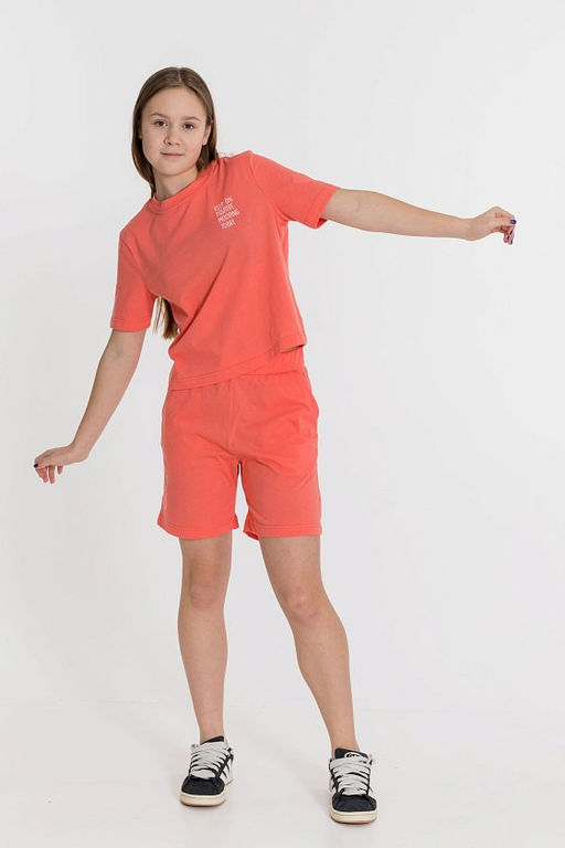 Костюм М224001Па коралловый - Елена фото 7