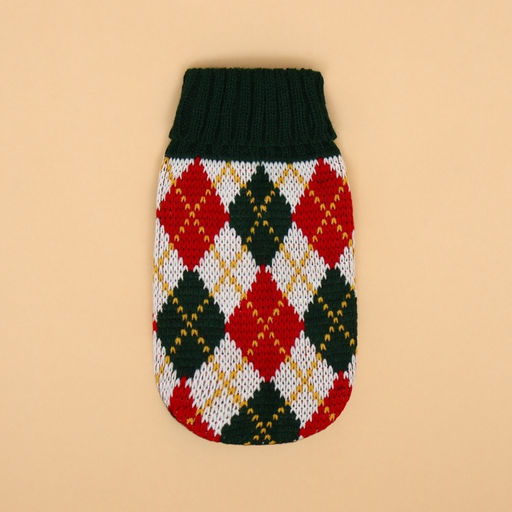 Свитер для животных Шахматы, XS (ДС 17, ОШ 17, ОГ 23-37 см) - Пижон фото 9