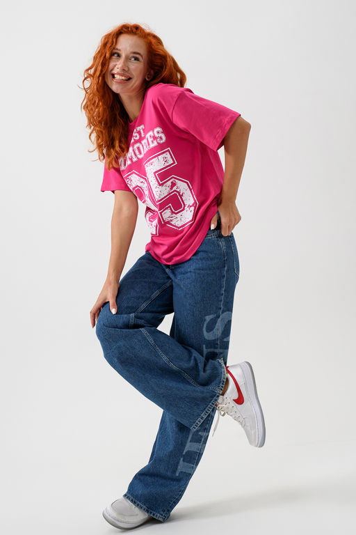 8506/1 Футболка женская оверсайз - Натали фото 258