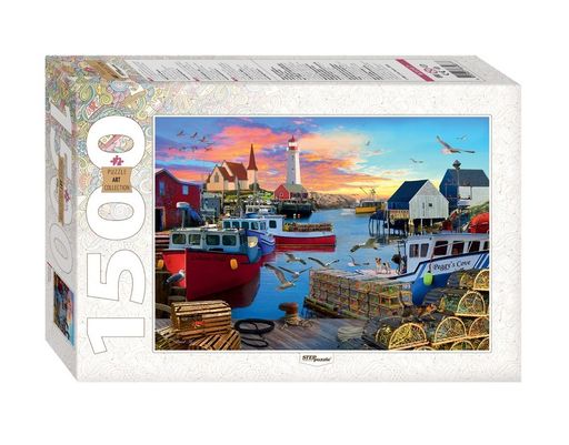 Степ. Пазл 1500 арт.83067 "Бухта Пегги"