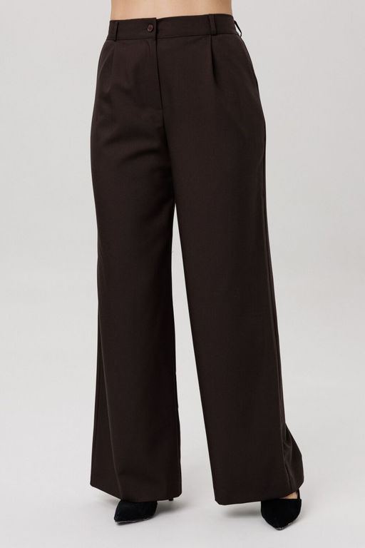 Брюки ANELLI 1702 блестящий каштан