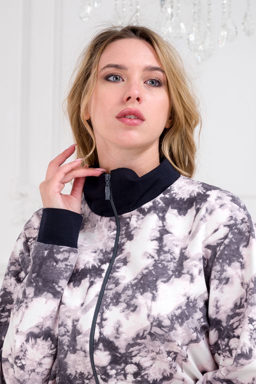 Костюм женский из футера Скарлетт космос - Амадэль фото 11