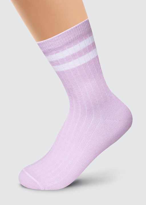 CLES Носки жен.L3001 market line хл+эл св.фиолетовый - Clever wear фото 2