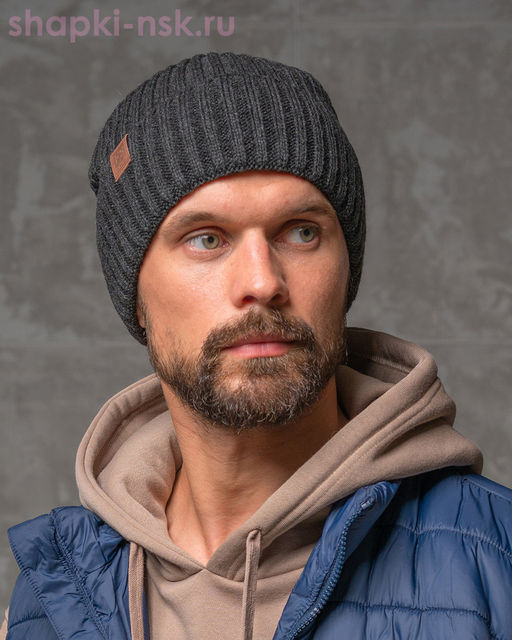 F 478 Шапка искуственный мех мужская (57-59)