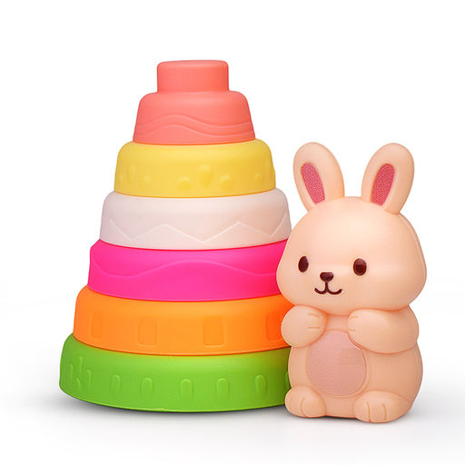 Пирамидка "Милый зайчик" в сетке