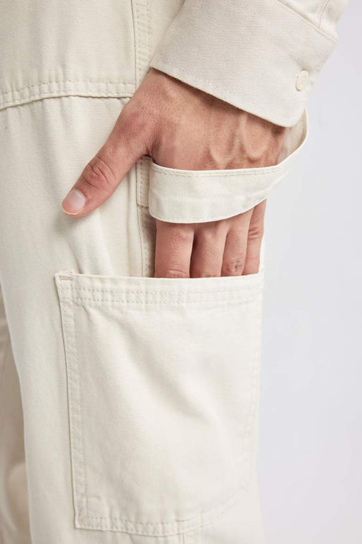 Брюки прямого кроя с нормальной талией и нормальной талией - Defacto фото 9