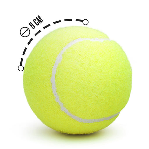 Набор мячей для большого тенниса (3 шт.) в пакете
