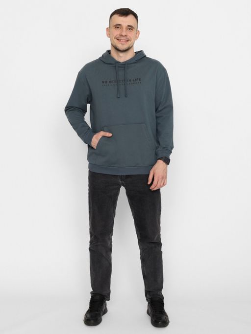 CRB wear/FSSM 60232-48 Толстовка мужская,темно-серый/Ex.Cherubino фото 2