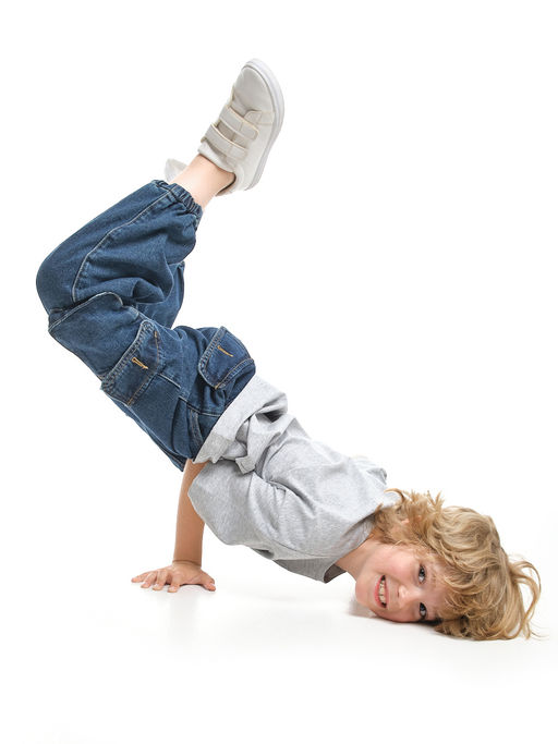 Джинсы карго 33-7655 синий - Mini maxi фото 28