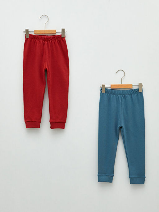 Beli lastikli Basic Erkek Bebek Pijama Alt 2li - Waikiki фото 2
