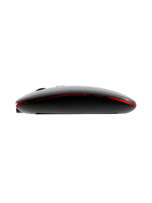 Мышь MB-2.4 беспроводная, оптическая, подсветка, 800-1600 dpi, USB, Bluetooth, серая