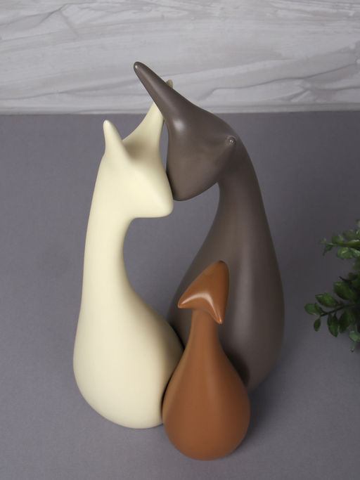 Статуэтка Кошка набор 3 штуки / JIN-01 /уп 30/ - ГалеонТрейд фото 3