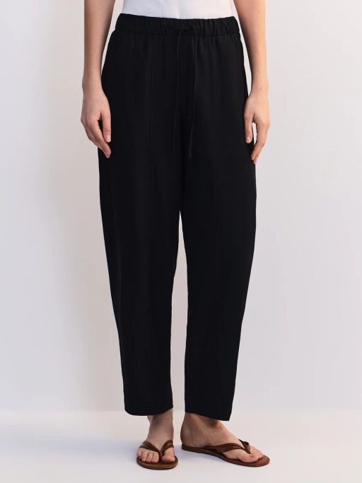 Льняные брюки с эластичным поясом ZR2605012106-50 / Zarina