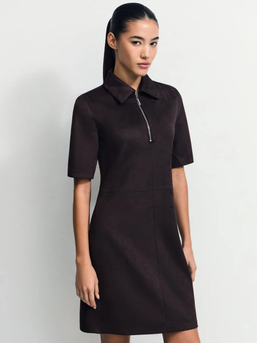 Платье мини из искусственной замши / Zarina