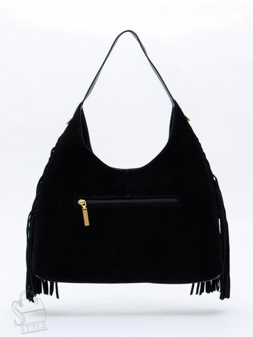 Сумка женская кожаная 1042M black Polina&Eiterou  в Новосибирске