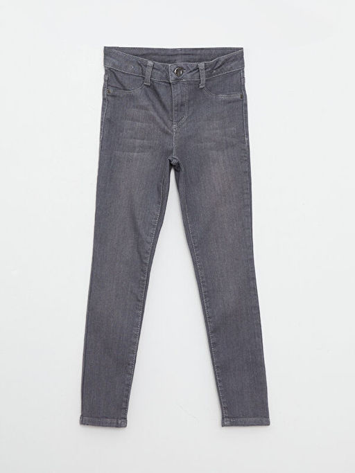 Slim Fit K?z ?ocuk Jean Pantolon