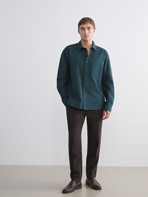 Rahat Kal?p Uzun Kollu Erkek G?mlek