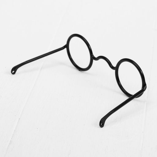 Очки для игрушек, набор 3 шт., размер 1 шт.: 3.5×10.5×6.2 см, чёрные