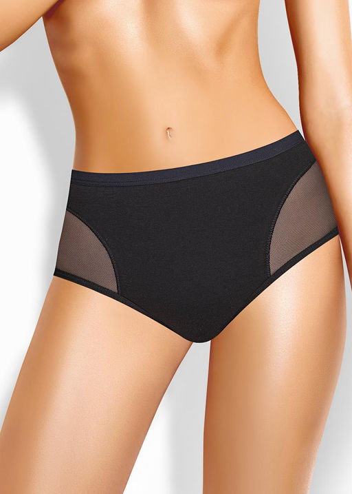 CLE M1167 Трусы жен. Кружево хлопок чёрный