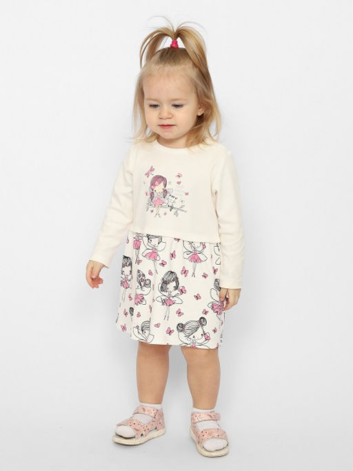 CRB wear/CSNG 63417-21-347 Платье для девочки,экрю/Ex.Cherubino  фото 5
