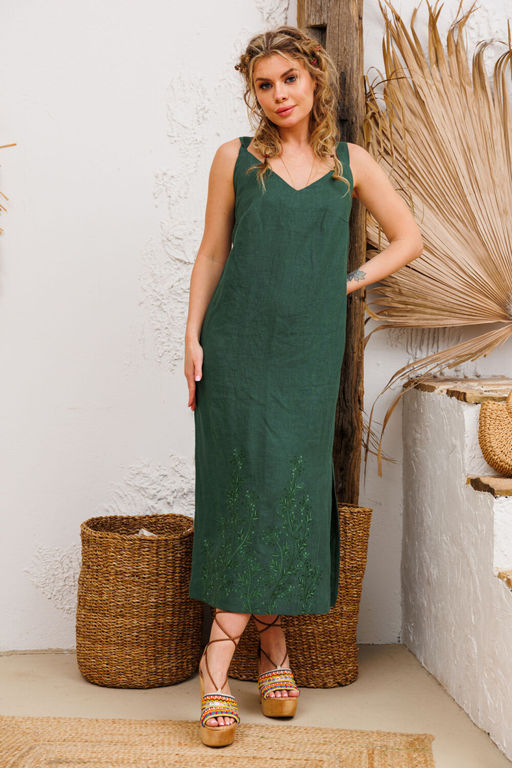 Платье AMORI 9799 изумруд  фото 2