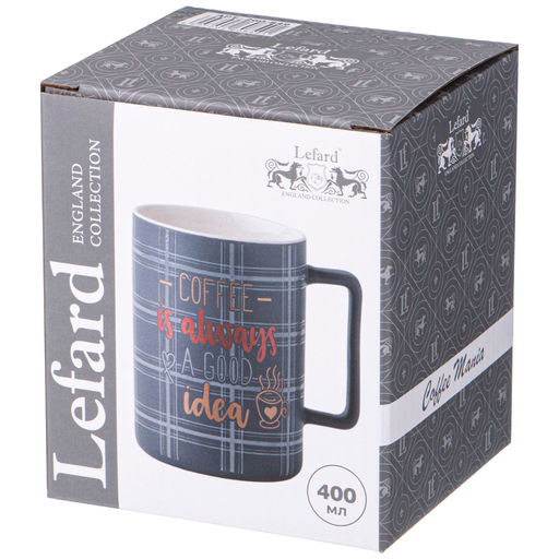 КРУЖКА LEFARD КОФЕМАНИЯ 400МЛ  фото 2