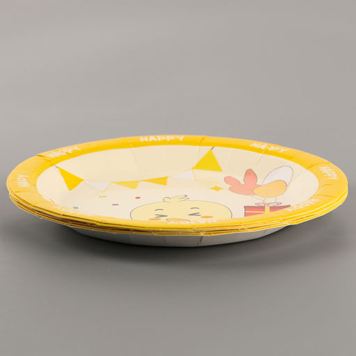 Тарелки бумажные Счастливый цыплёнок, 6 шт. - Страна карнавалия фото 2