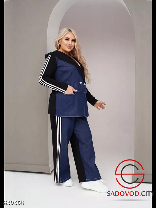 Женский джинсовый костюм - Bruno фото 3