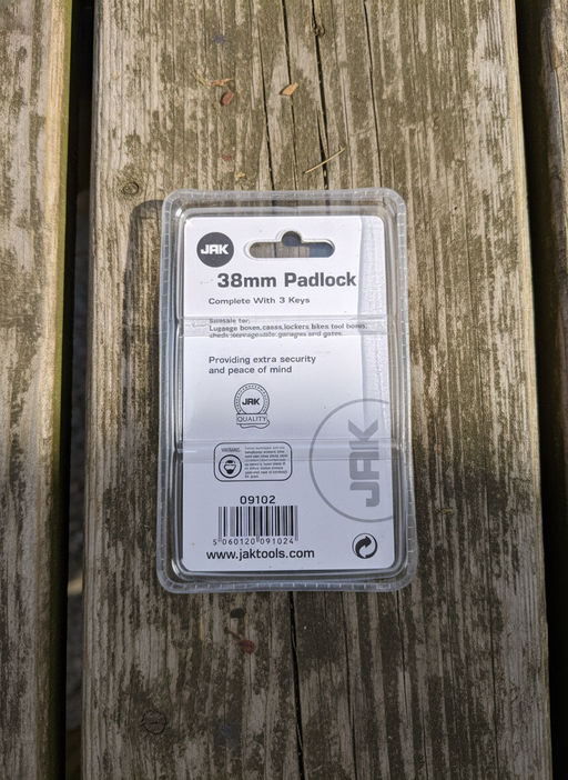 Цена за 2 шт. Замок навесной 38 мм OLS-381-2