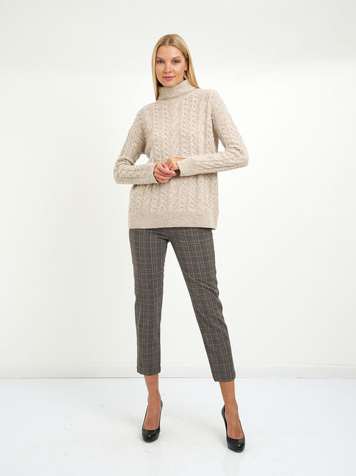 водолазка женская с косами и со спущенной линией плеча - Glenfield фото 3