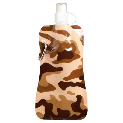 Цена за 2 шт. Фляжка для воды Камуфляж, 400 мл, 26?12 см, коричневая