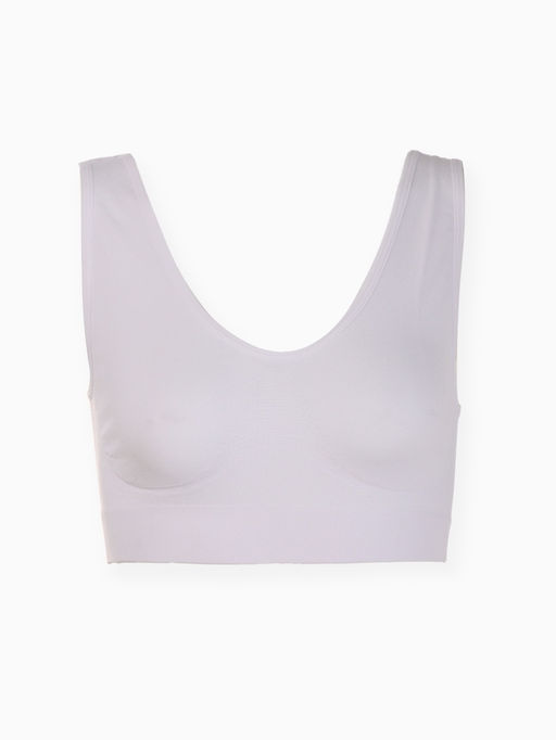 Топы бесшовные MINAKU, набор 3 шт., размер 52, цвет белый, чёрный, бежевый