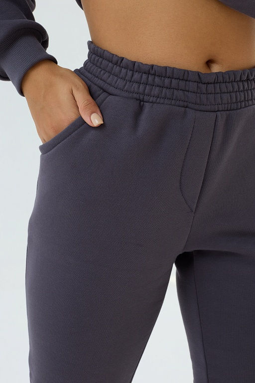 Костюм женский из Футера с начесом Графит Рост 160-175 см - Амавес-текстиль фото 15