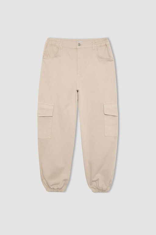 Брюки Cool Cargo Jogger из габардина - Defacto фото 7