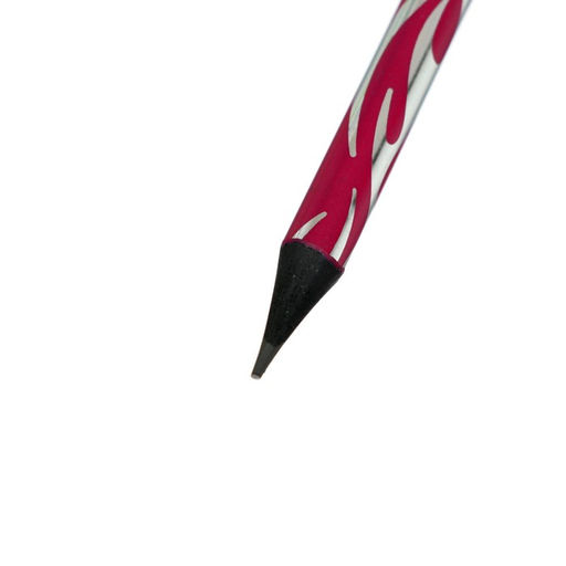 Цена за 12 шт. Карандаш чернографитный, твёрдость НВ, «Пламя» с ластиком, в тубе, корпус МИКС, штрихкод на штуке