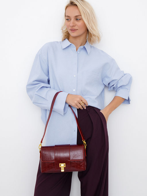 Сумка 6052L wine red Polina&Eiterou