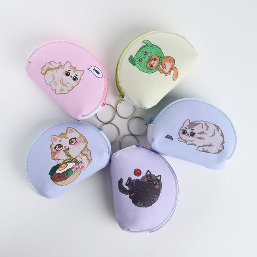 Цена за 2 шт. Кошелёк детский Cat Выбражулька, маленький, монетница, МИКС