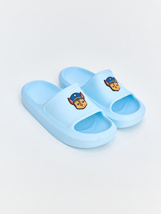 Paw Patrol Bask?l? Kal?n Tabanl? Erkek ?ocuk Terlik