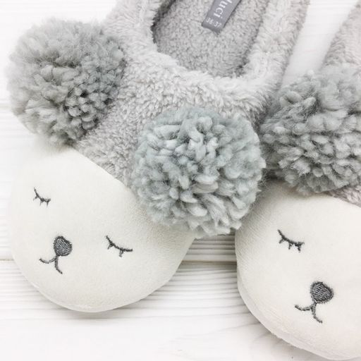 Тапочки Мишки серые - Halluci фото 2