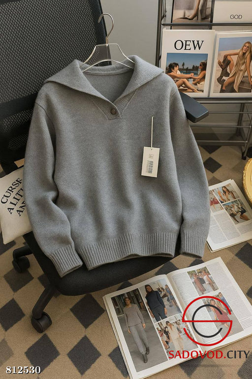 Кофта женская однотонная - Bruno фото 7