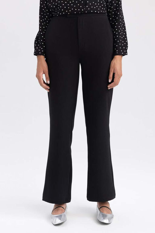 Брюки прямого кроя с высокой талией - Defacto фото 7