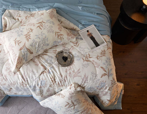 Одеяло Mency Cotton с простыней и навлочками ODMENC011 Семейный