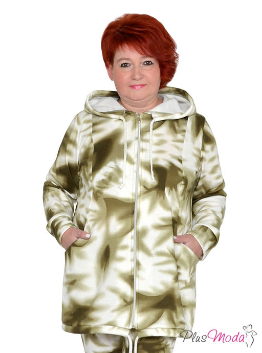 Толстовка Модель №1532 размеры 44-84 - Plusmoda фото 2