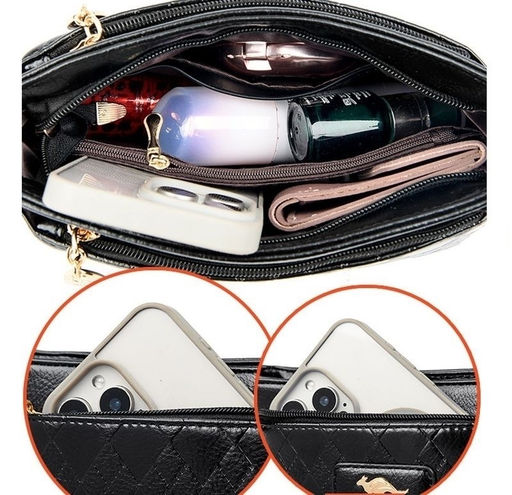 KAIDIFEINIROO Сумка женская с двумя ремнями 8725 фото 11