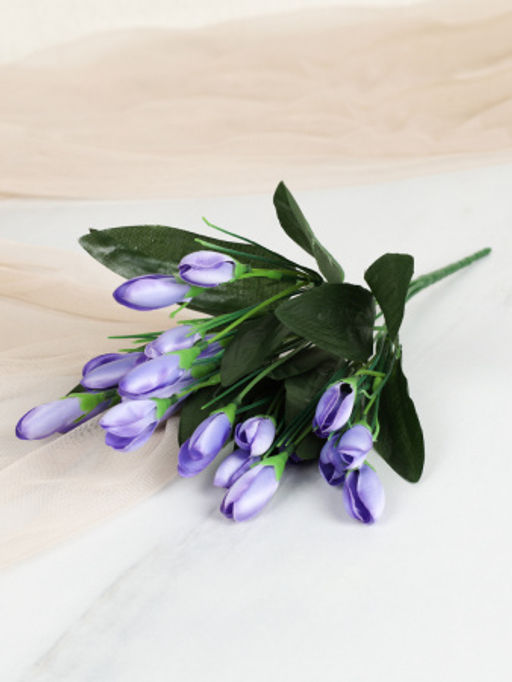 Цена за 2 шт. Цветок искусственный 35 см Крокус / WH-36 /уп 2/300/600/ - ГалеонТрейд фото 12