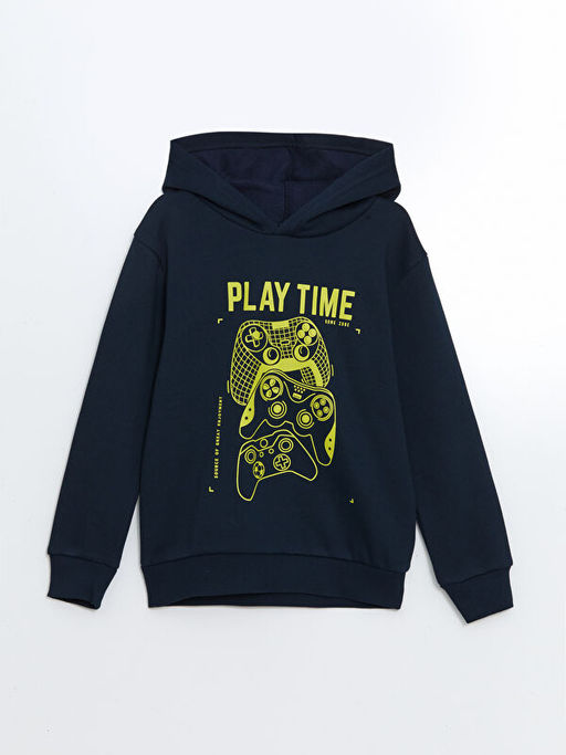 Kap??onlu Erkek ?ocuk Sweatshirt