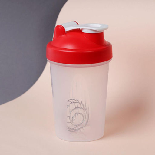 Бутылка/Шейкер SMALLHERO SHS-400 красная, для спортивного питания 400ML/уп80 - Галеонтрейд фото 6